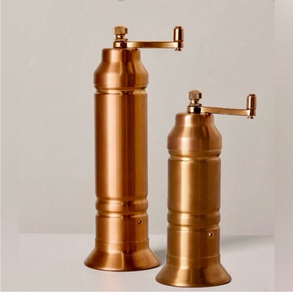 LAST ONE New Hearth & Hand Bronze Salt and Pepper Mill Set